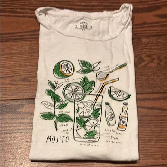 J.Crew White Mojito Graphic Tee - Picture 3 of 5